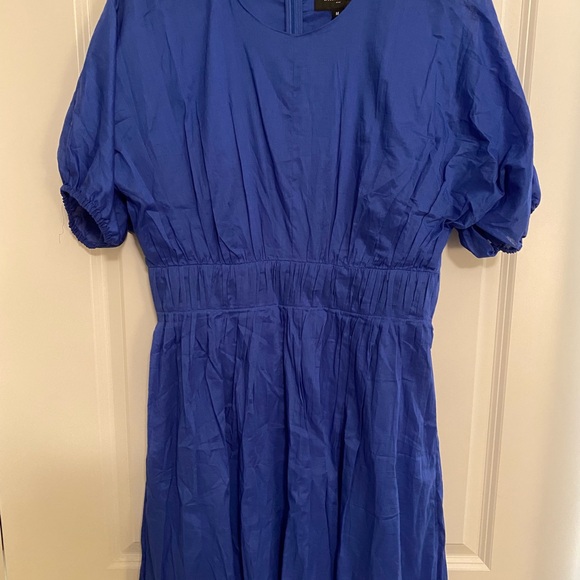 Blue Voile Mini Dress by Banana Republic - Picture 2 of 6